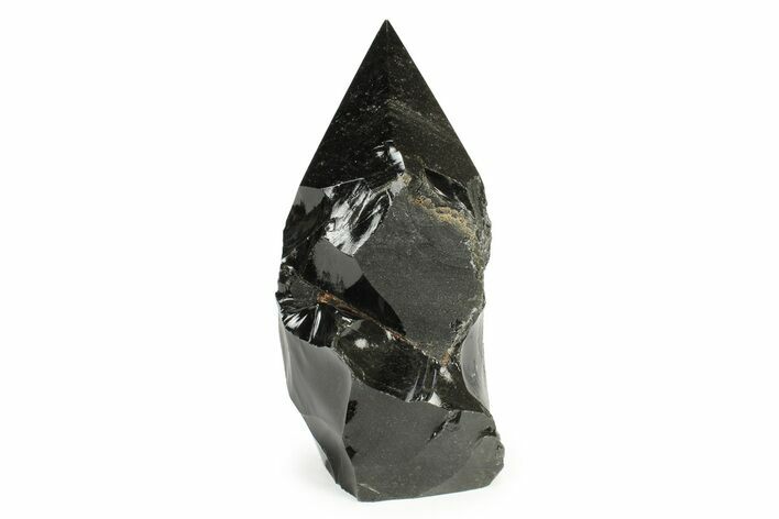 Free-Standing Polished Obsidian Point - Mexico #242431